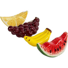 ByON Fruity Chopstick Holders - Set of 4 - Handmade Chopstick Holders in Fruity Shapes - Made of Dolomite Ceramic - Dishwasher Safe - Colourful, 5228660214