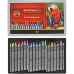 KOH-I-NOOR Progressso Watercolour Pencils, Colouring Pencils, Drawing Pencils, Set of 36