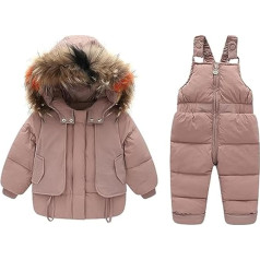 Baby Girls Snowsuits Kids Waterproof Romper Ski Jackets Fit Jumpsuit Boys Snow Overall Baby Girl Snowsuit Snow Overall Baby Winter