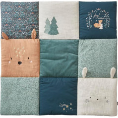 Vertbaudet Magic Forest Baby Playpen Mat Oeko-Tex Green Printed 75 x 100 cm