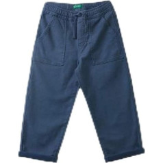 United Colors of Benetton Children's and Teenagers Pantalone 47k0gf026 Trousers, Blue, 18 Months, blue