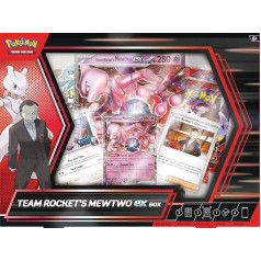 Pokemon TCG: Team Rocket's Mewtwo ex Box - 4 Packs, Promos