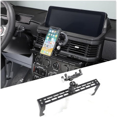 Compatible with Ineos Grenadier 2020-2024 Car Central Control Air Vent Mobile Phone Holder Stand GPS Holder Walkie Talkie Mount Radio Mount (Style E)