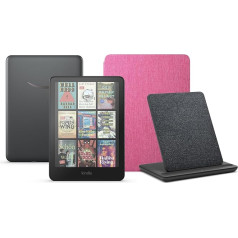 Kindle Colorsoft Signature Edition (32 GB) ohne Werbung, eine Amazon-Stoffhülle und eine kabellose Ladestation Made for Amazon