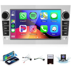 2G + 64G Car Radio Android 13 for Opel Meriva Corsa Zafira Antara Tigra Vectra, 7 Inch HD Touchscreen Car Radio with Wireless Carplay Android Car GPS Wi-Fi USB Bluetooth FM RDS Rear View Camera,