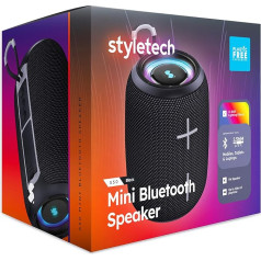 styletech BS50 Portable Bluetooth Speaker - Black