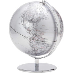 Torre & Tagus 901749C Latitude World Globe, Silver