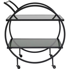 Kare Design Loft Serving Trolley 79 x 87 cm Black