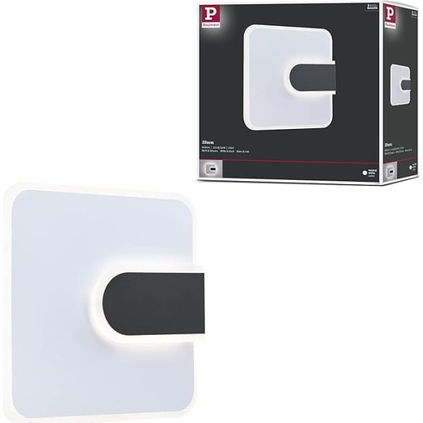 Paulmann 71168 WD 2Form WL LED 16.1 W 240 x 240 mm White Black 230 V Acrylic Metal