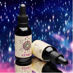 By Elementum Astrum Beard Oil 30 ml Natural Oil for Men Macadamia Avocado Rice and Almond Oil Moisturises Soothes and Regenerates Skin and Beard Ideal for Daily Beard Care