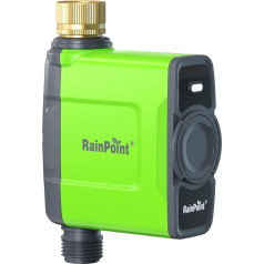 RAINPOINT Irrigation Computer WLAN without Antenna Gateway, Must Be Used with HWG023/HWG040 Gateway (2.4GHz WLAN), IP65 Irrigation Control WLAN with Brass Inlet, for Garden