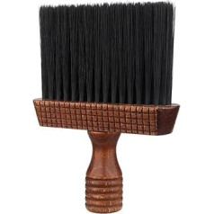 Hairdresser Neck Brush Salon Barber Neck and Face Dust Brush with Wooden Handle for Hair Cutting, Soft Hair and Beard Cleaning Brushes, Hairdressing Styling Tools