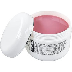 World of Nails-Design BasicLine UV Gel Builder Gel Cover Medium Milky Baby Boomer Look 250 ml