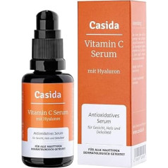 Vitamin C Serum - High concentration with Hyaluronic Acid - Anti-aging Serum - For Face, Neck and Décolleté - 30ml