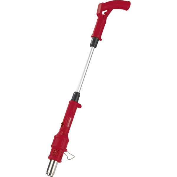 EASYmaxx Universal Burner 3-in-1 | Flame Device without Gas Cartridge with 2 Temperature Settings and 3 Attachments, for Weed Removal, Tinning, Soldering and as a Grill Lighter | 2000 W [Red]