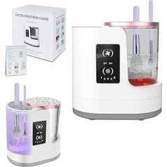 Automatischer Make-up-Pinselreiniger, 3-in-1-Multifunktions-Make-up-Pinselreiniger und Trockner, Handfreies Make-up-Pinselreiniger-Set zum Reinigen und Trocknen für alle Pinseltypen