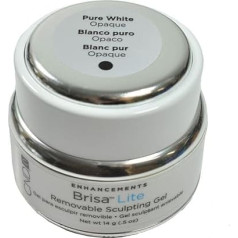 Cnd Brisa Nail Polish, Pure White Opaque 14 g