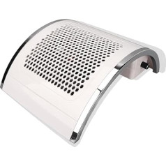 Nail Suction Dust Collector, Large Nail Vacuum Machine, Nail Vacuum Cleaner, Professional Salon, 4 Fans, Powerful Nail Dust Collector for Nail Artists, EU Plug, 100-240V, Default