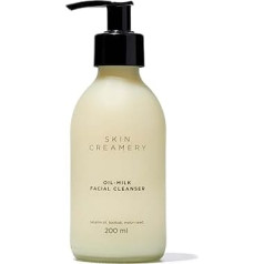 Skin Creamery Oil-Milk Cleanser, Natural 2-Phase Facial Cleanser, for Makeup Removal and Care, 2x Daily for All Skin Types, 200 ml