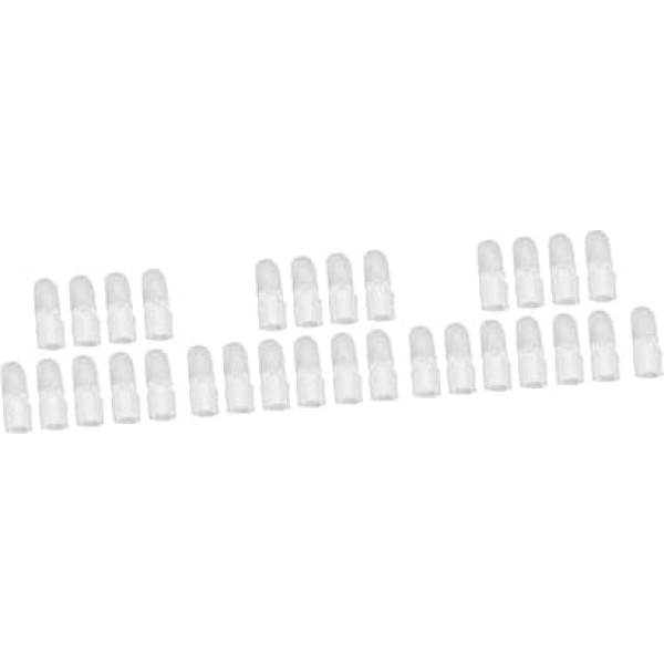 Beavorty 3 Sets Nail Art Design Tips Cover Polish Shield Protector Nail Clip Cap Nail Accessories Tools for Manicure Nail Polish Protection Pack of 10 x 3