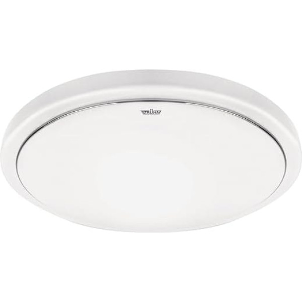 LED Bathroom Lamp with Motion Sensor Diameter 26 cm IP44 White Round Neutral White Light 4100 K 1840 lm Ceiling Light Wet Room Light