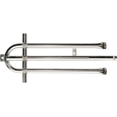 Burner Tube Centre for 3-Bulb Gas Grill/Roasting Dish Gas Grill Gastro Roaster Professional Grill Club