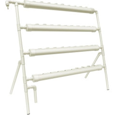 Hydroponics System Hydroponic Cultivation System Hydroponic Tower 4-Tier 36 Planting Holes 95 x 45 x 100 cm for Zucchini Tomatoes and Flowers