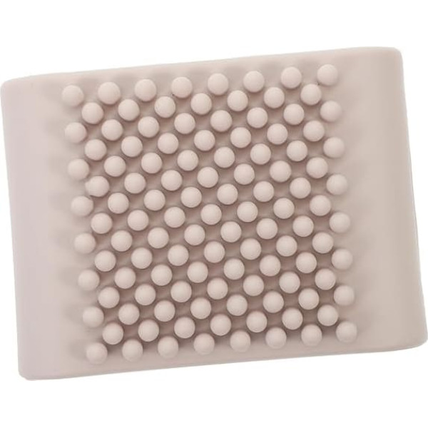 FRCOLOR Brush Hair Massager Scalp Scalp Scrub Hair Scrub for Scalp Hair Washer Head Massager for Hair Exfoliating the Scalp Beige Silica Gel