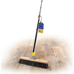 Novaliv Room Broom 40 cm with Handle Bristles Hair Blend Broom Fine with Handle Ideal as Workshop Broom Indoor Broom Industrial Broom House Broom Sweeping Broom Hair Broom Patio Broom Soft