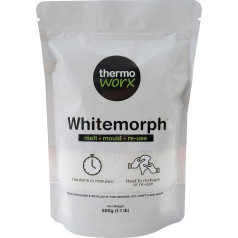 Thermoworx Whitemorph 500g Bioplastic for Melting, Moulding and Reuse