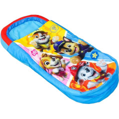 Paw Patrol ReadyBed Kids Inflatable 2 in 1 Guest Bed with Integrated Quilt Camping Mattress Pajama Night Pump and Carry Bag Machine Washable 130 x 61 x 23 cm