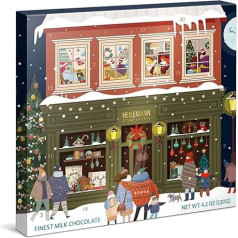 Heilemann Table Advent Calendar Chocolate Plates (Green)
