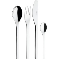 Puresigns One Junior Cutlery Set Stainless Steel Polished Silver 4-Piece Set