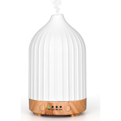 Vankarr Aroma Diffuser for Essential Oils, Ultrasonic Humidifier, Fragrance Oil, Oil Burners, Aromatherapy Diffuser for Yoga, Office, Bedroom, White (250 ml)