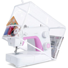 Addicted DEPO Sewing Machine Cover with Handy Pockets - Protective Quilted Dust Cover Pro - Universal for Most Popular Singer & Brother Machines