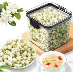 SERAOKICKY - Dried Jasmine Flower - 70g - 100% Natural Jasmine Buds Scented - Natural Scented Herbs - Used for Crafts, Baking, Decorating Scented Candles