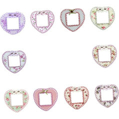 VICASKY Pack of 10 Cartoon Light Switch Stickers Heart Bear Design for Modern Living Spaces Decorative Cover for Light Switch Child Friendly Random Style