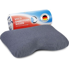 Gianfar QuickDry Side Sleeper Pillow Ergonomic Neck Pillow for Side Sleepers High-Quality Memory Foam HWS Visco Pillow Quick-Drying Climate Cover 55 x 40 x 12/10 cm