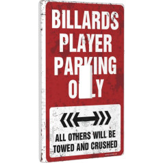 CakJuice Lichtschalter-Abdeckplatte für Billardspieler, nur Parkplatzschalter, Wandplatte, Abdeckung, Lichtschalter-Abdeckplatte, einzeln