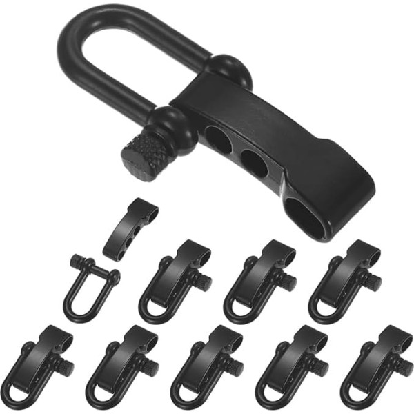 TIXIPEM Paracord Bracelet Shackle Buckle Adjustable Shackle Use for Survival Bracelets Belt & Outdoor Rope