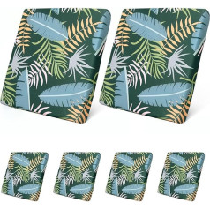 Patio Furniture Cushion Cover, Stretchy Replacement Covers for Patio Furniture, Soft Couch Slipcovers, Flexible Seat Covers and Durable Chair Protectors (6 Pack)