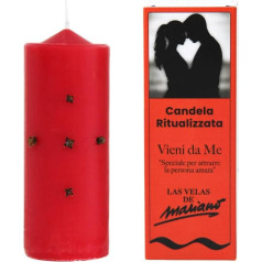 Ready Candle Come to Me - Ritual to Attract Someone's Love | Esoteric Candle to Strengthen Relationships | Handmade with Herbs | Includes Instructions and Prayer