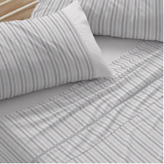 Burrito Blanco Ancho de 135 Duvet Cover Set Cotton Grey