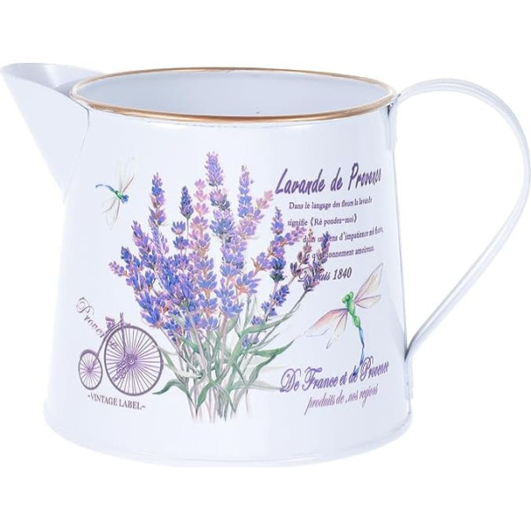 Cabilock Watering Can Vase White Vase Water Jug Decoration Indoor Plant Pots Planters for Indoor Plants Pots for Plants Vintage Home Decor Potted Vases Chic Decor Purple Iron