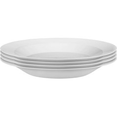 Denby James Martin Everyday 4-Piece Flat Pasta Bowl Set