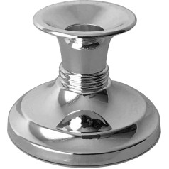 SILBERKANNE Sylt Candlestick H 6 cm Premium Silver Plated Elegant Silver-Plated in Top Workmanship Ready to Give as a Gift with Stylish Gift Packaging