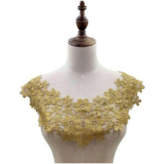 Farbe Spitze Stoff gefälschte Kragen für Nadelarbeit Stickerei Spitze Stoff Applikation DIY Kleid Nähen liefert Handwerk Kragenband