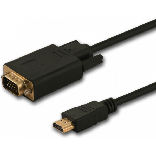 Kabelis hdmi (m) - vga (m) 1,8m cl-197