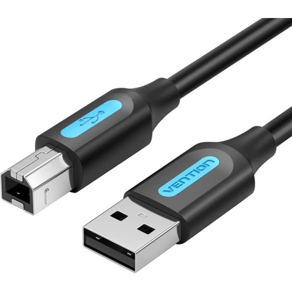 Usb 2.0 usb-a uz usb-b vention 480mbps kabelis 3m