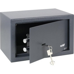 HMF 49200 Furniture Safe with Double-Bit Lock 31.0 x 20.0 x 20.0 cm